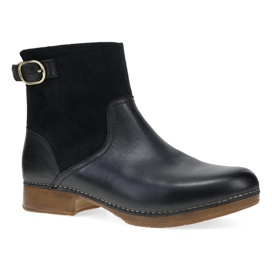 Monique Black Burnished Calf | Dansko Women