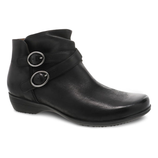 Faithe Black Burnished Nubuck | Dansko Women