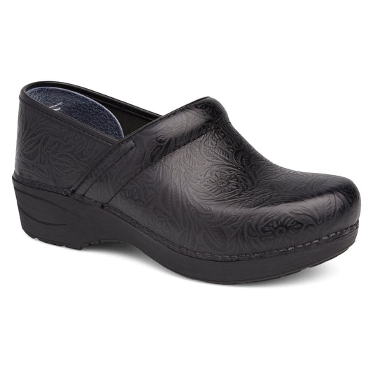 XP 2.0 Black Floral Tooled | Dansko For Work|Women