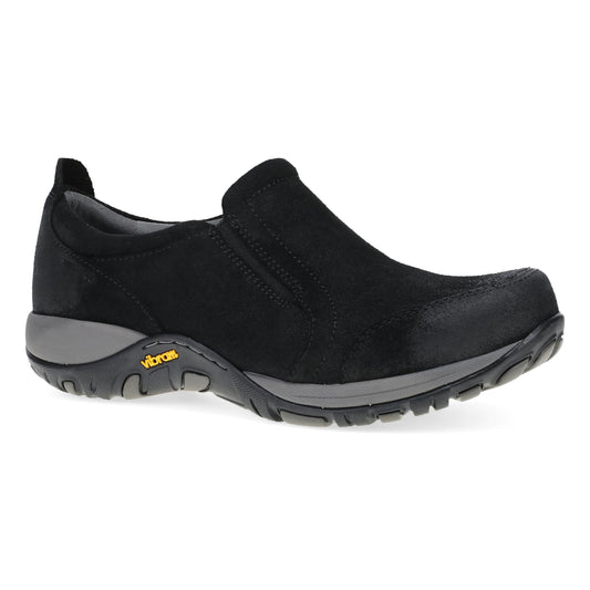 Pippy Black Waterproof Burnished Suede | Dansko For Work|Women