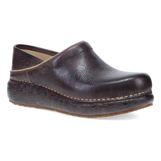 Platform Pro Brown Tooled | Dansko For Work|Women