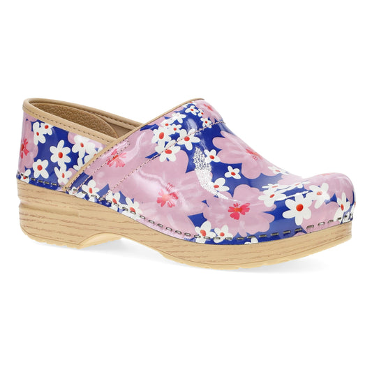 Wide Pro Pink Bloom Patent | Dansko For Work|Women