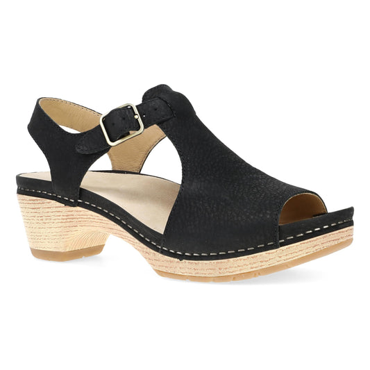 Laverne Black Milled Nubuck | Dansko Women