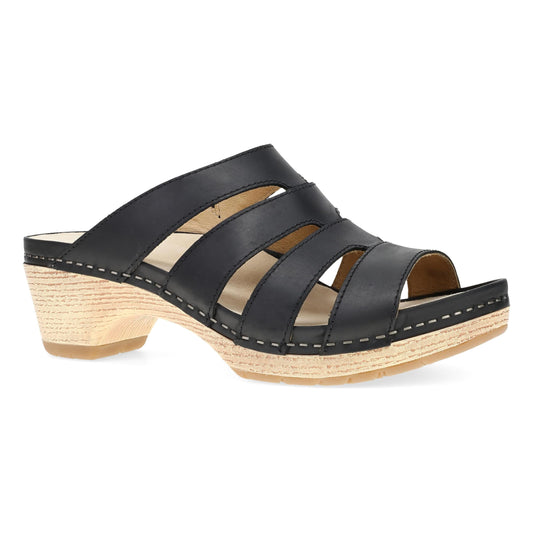 Lyndi Black Oiled Pull Up | Dansko Women