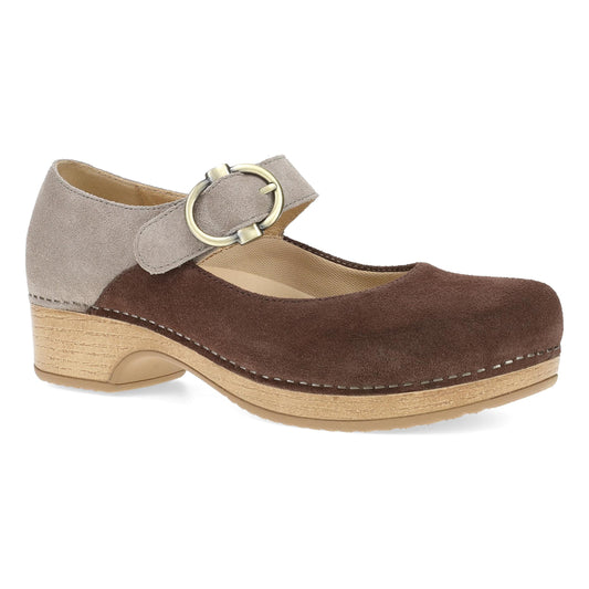 Bonny Mary Jane Chocolate/Taupe | Dansko Women