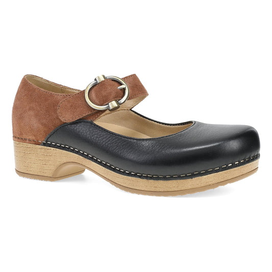 Bonny Mary Jane Black/Luggage | Dansko Women