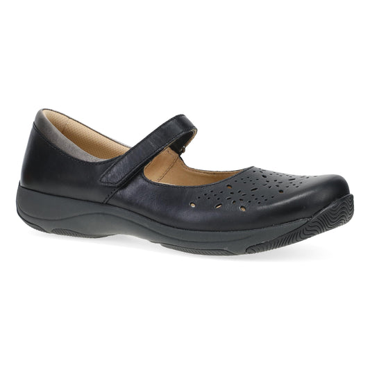 Stacy Black Waxy Burnished | Dansko Women