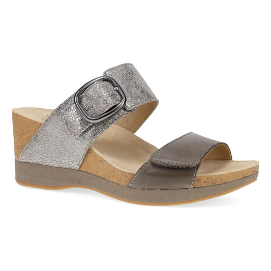 Shannon Pewter/Taupe Leather | Dansko Women