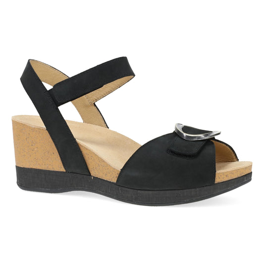 Stella Black Milled Nubuck | Dansko Women