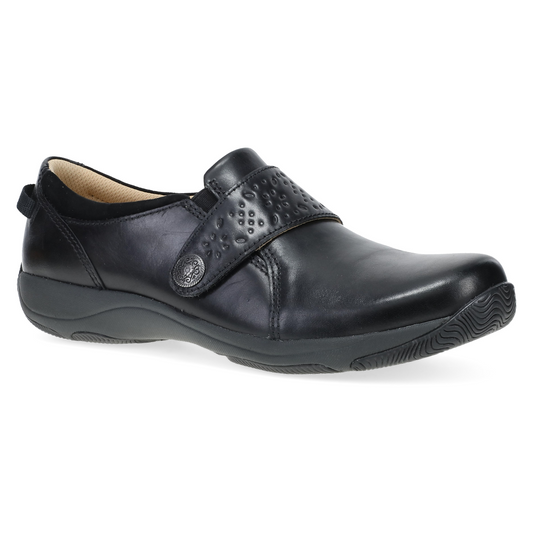 Sallie Black Waxy Burnished | Dansko For Work|Women
