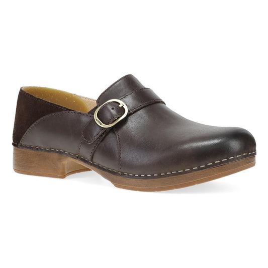 Margaret Chocolate Burnished Calf | Dansko For Work|Women