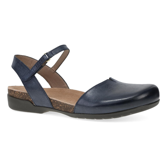 Rowan Navy Waxy Burnished | Dansko Women
