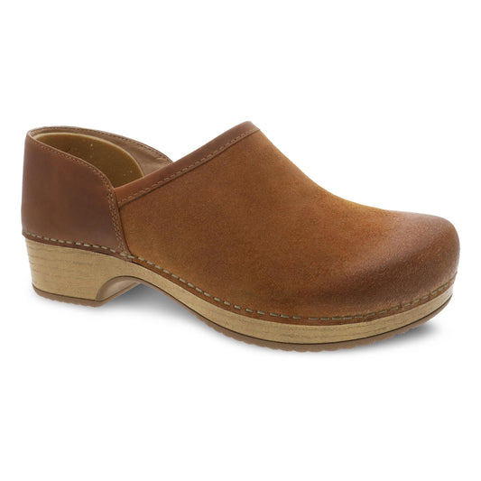 Brenna Tan Burnished Suede | Dansko Women