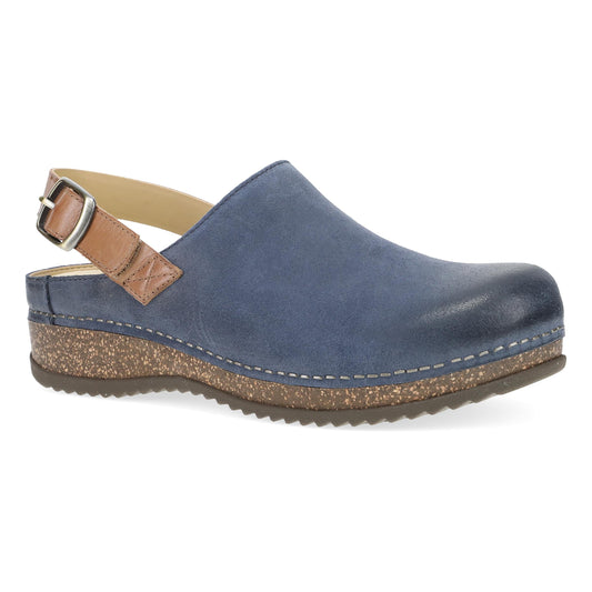 Merrin Blue Burnished Suede | Dansko Women